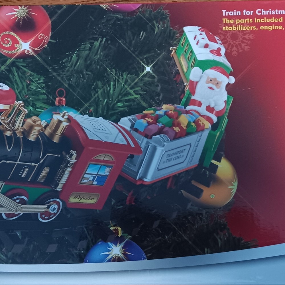Dylan Festive Holiday Train Set - Red, Green, Gold NEW!!!